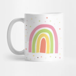 Soft colors rainbow Mug